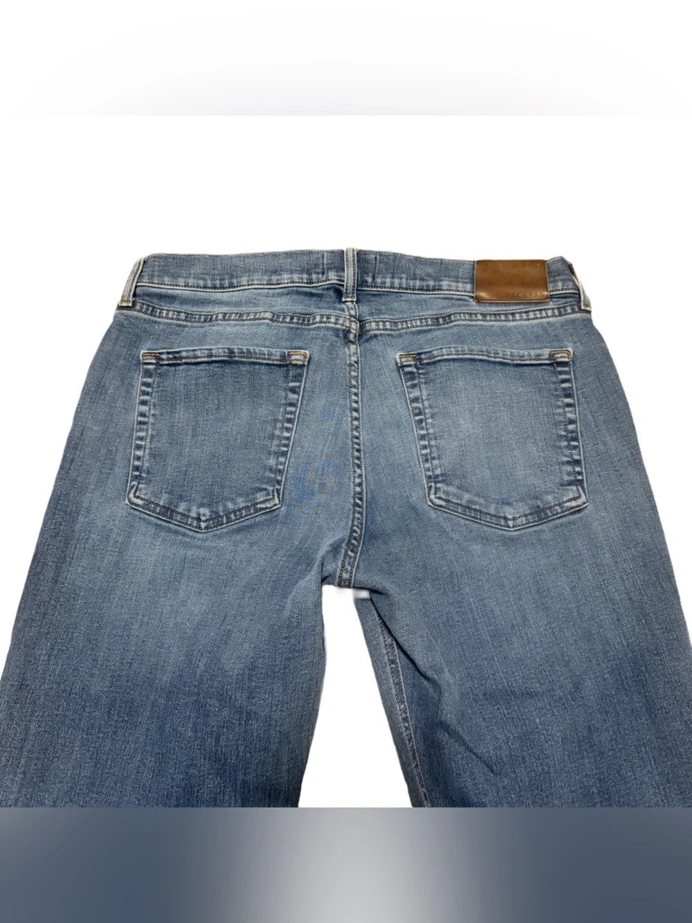 Tecovas Jeans Mens 33x32 Light Wash Blue Premium Standard Fit Stretch Denim